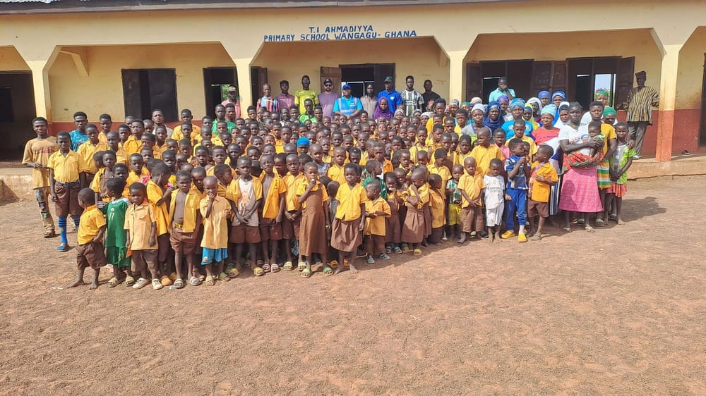 Primary school classroom in northern Ghana
