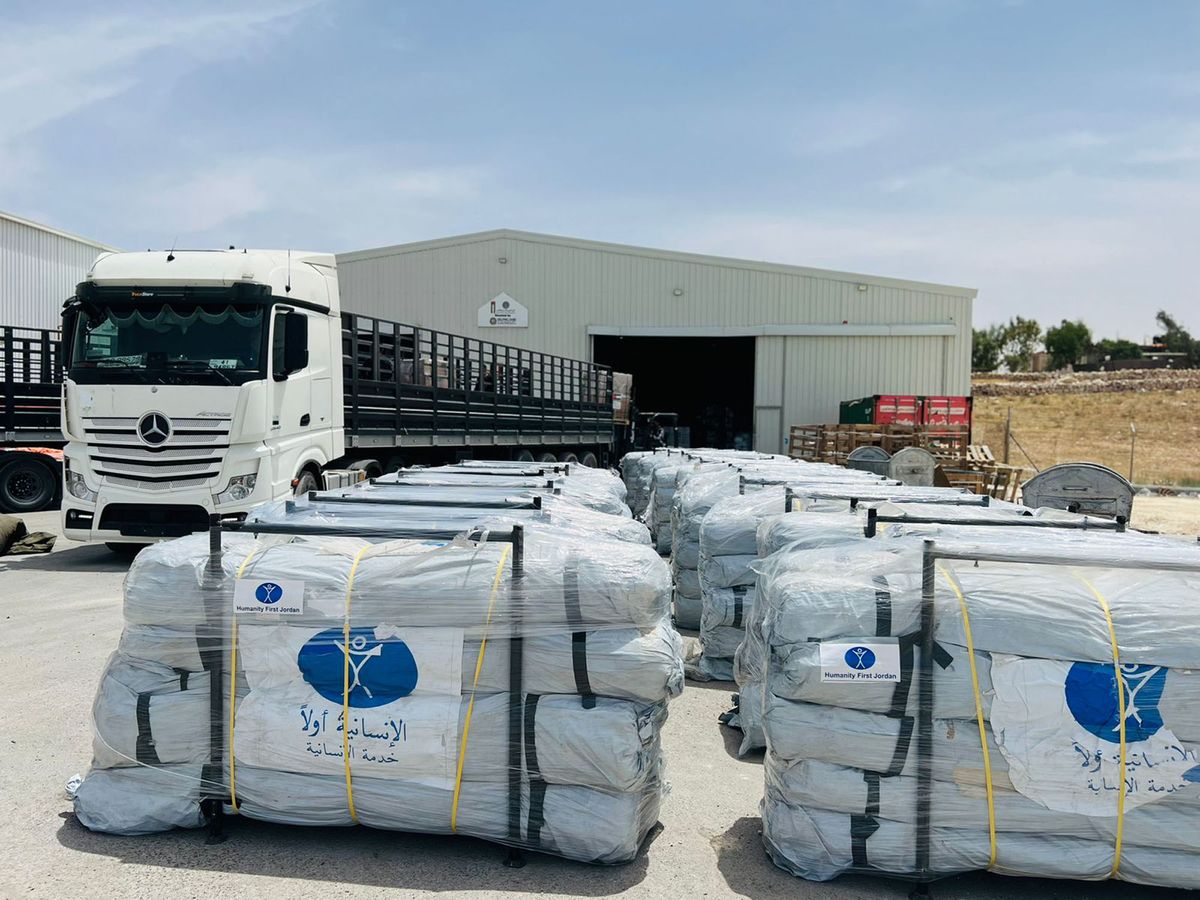 Disaster Tent Distribution