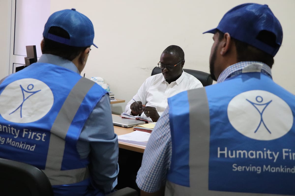 Meeting with the national director of public health in Guinea-Bissau