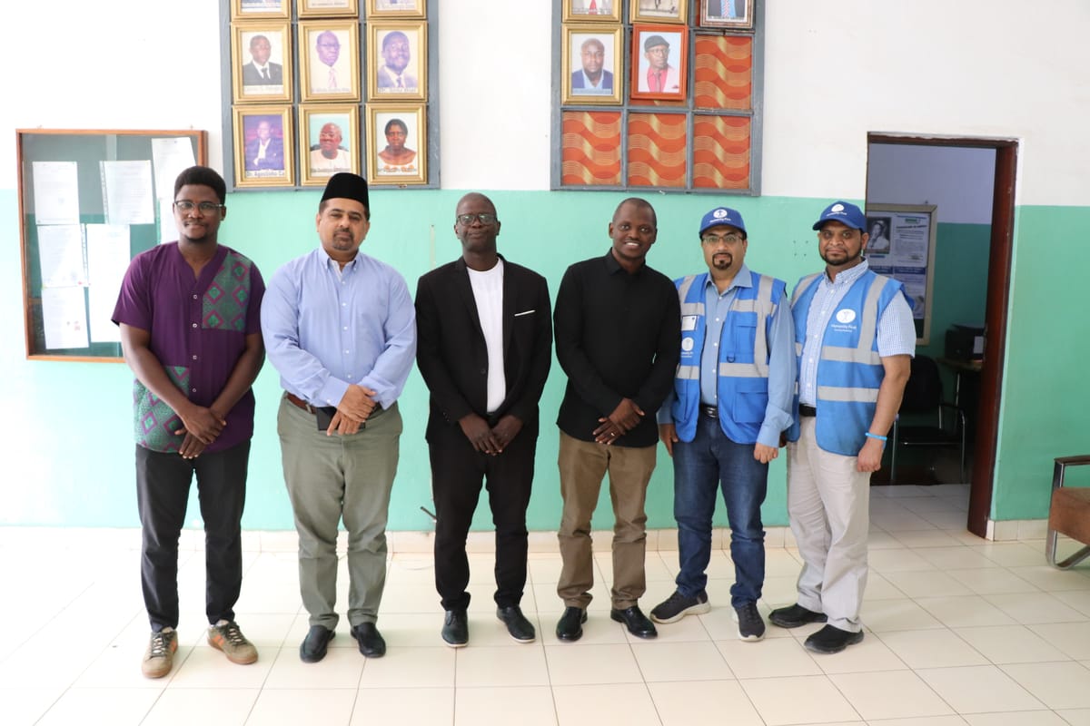 Discussions with hospital leadership about a partnership with Humanity First