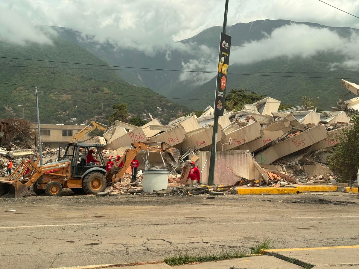Earthquake damage in La Guaira, Venezuela
