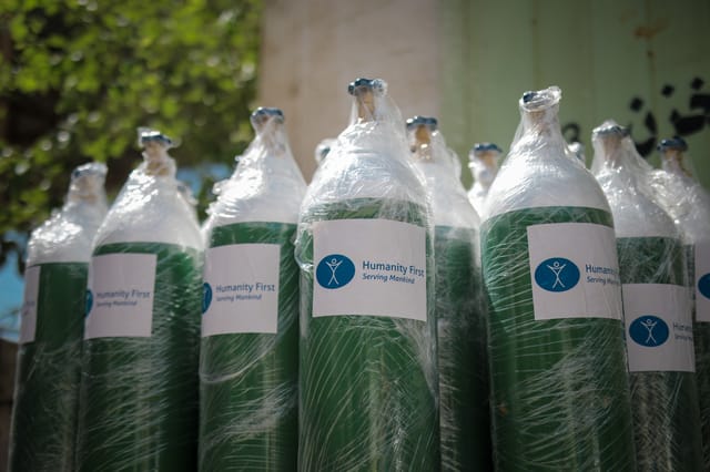 Medical oxygen supplies for Al-Shifa Hospital, Gaza, 2021