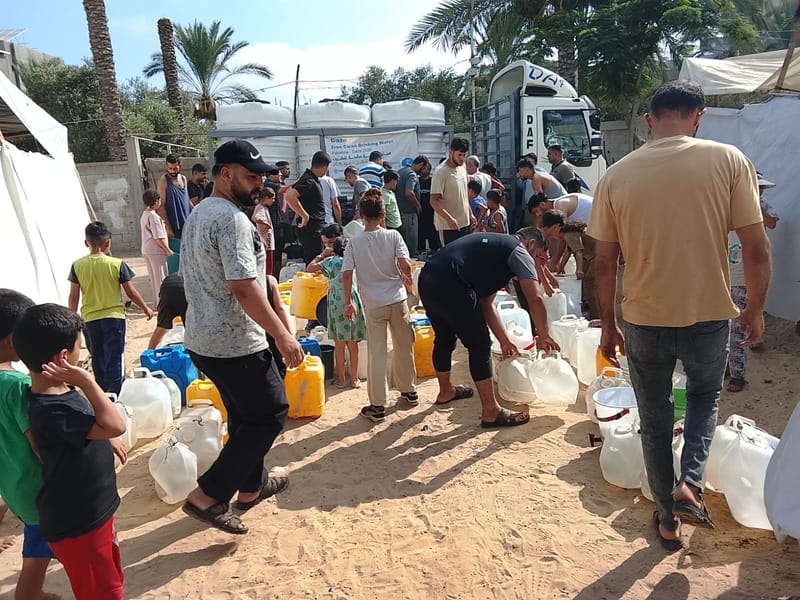 Delivering clean water across Gaza, our July 2026 field report