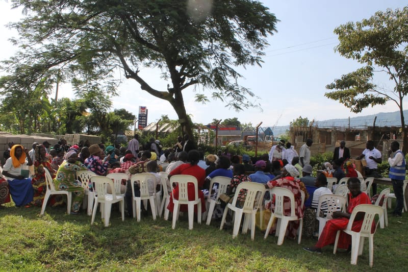 An eye care camp in Uganda