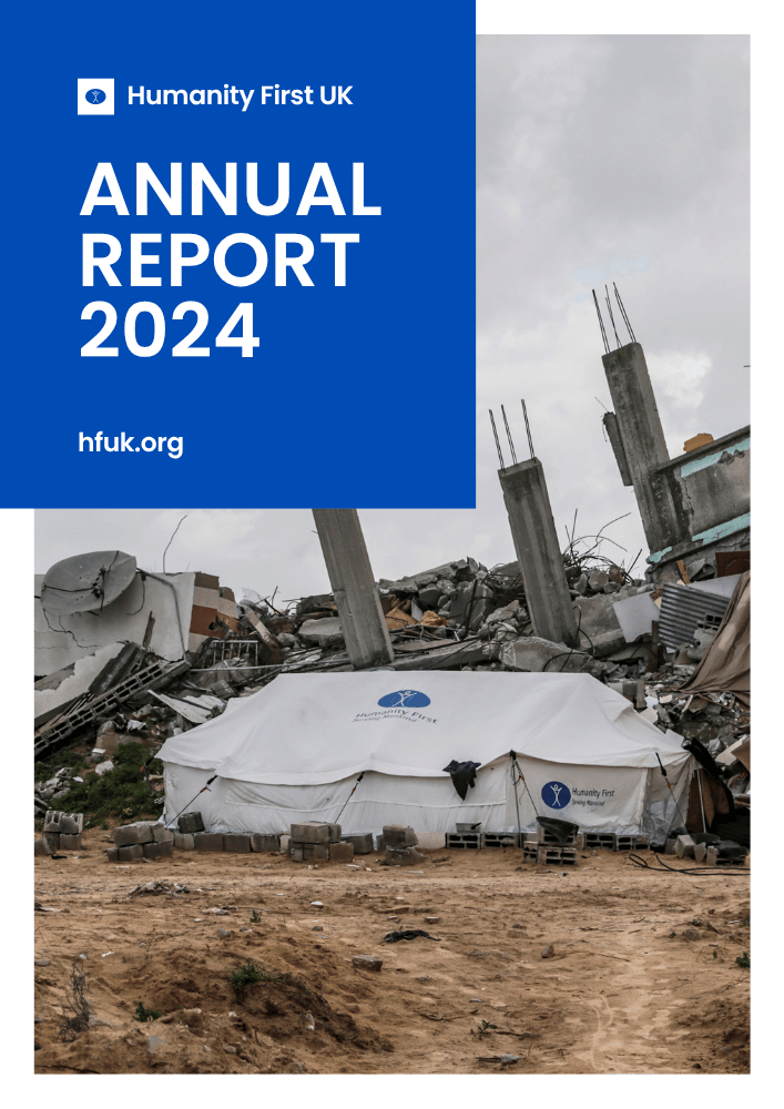 Humanity First UK 2024 Annual Report cover