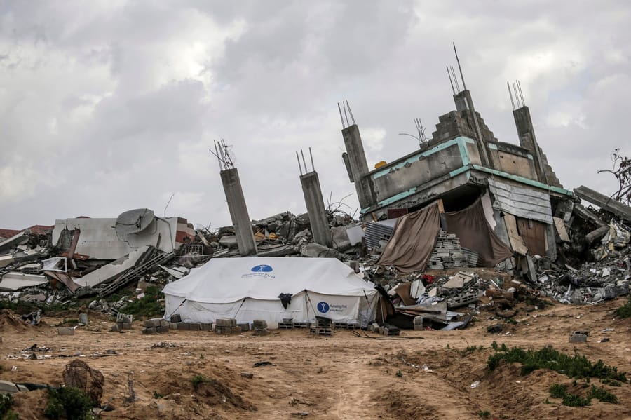 Humanity First UK disaster relief response in Palestine