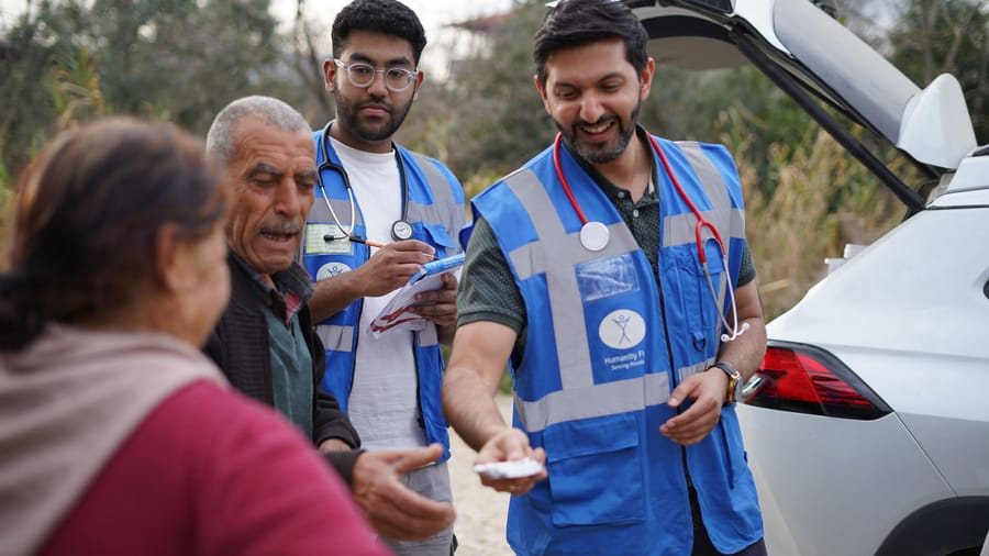 Humanity First UK disaster relief response in Türkiye