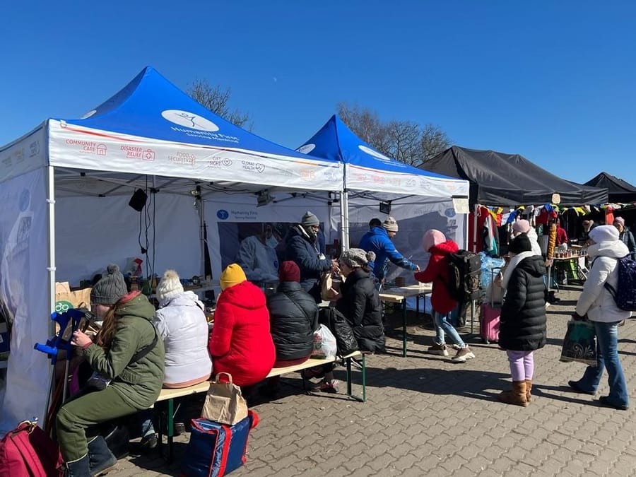 Humanity First UK disaster relief response in Ukraine